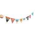 thumbnail image 1 of Camping Flag Strip, Outdoor Colorful Banner Free Cutting Cloth Bunting 10pcs Flags  For Party, 1 of 8
