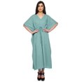thumbnail image 1 of Moomaya Caftan de Plage, Paréo de Bikini, Robe Longue Maxi Caftan pour Femmes - 2TG-3TG, 1 of 6