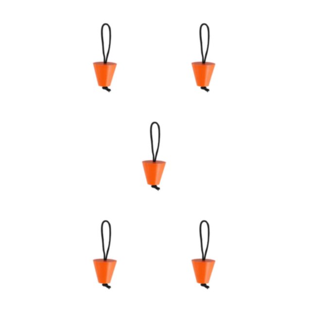 kurtrusly Kayak Strainer Scupper Plug Bung Kit Compact Size Great Sealing Convenience Boat Upgraded Fittings Lightweight Orange 5Set