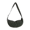 thumbnail image 2 of EGNMCR Organization and Storage, Storage Bins, Storage Containers Large Capacity Wide Shoulder Strap Nylon Bag Crossbody Bag Women's Student Pleated Dumpling Bag Commute Shoulder Bag Storage ba, 2 of 7