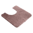 thumbnail image 1 of Toilet Rugs U Shaped Washable,Toilet Floor Mats U Shape,Thin Toilet Rugs Non Slip Absorbent Quick Dry Low Pile Toilet Mat,Microfiber Bathroom Rugs,Shaggy Bath Mat,Contour Bathroom Mats Toilet Base, 1 of 9