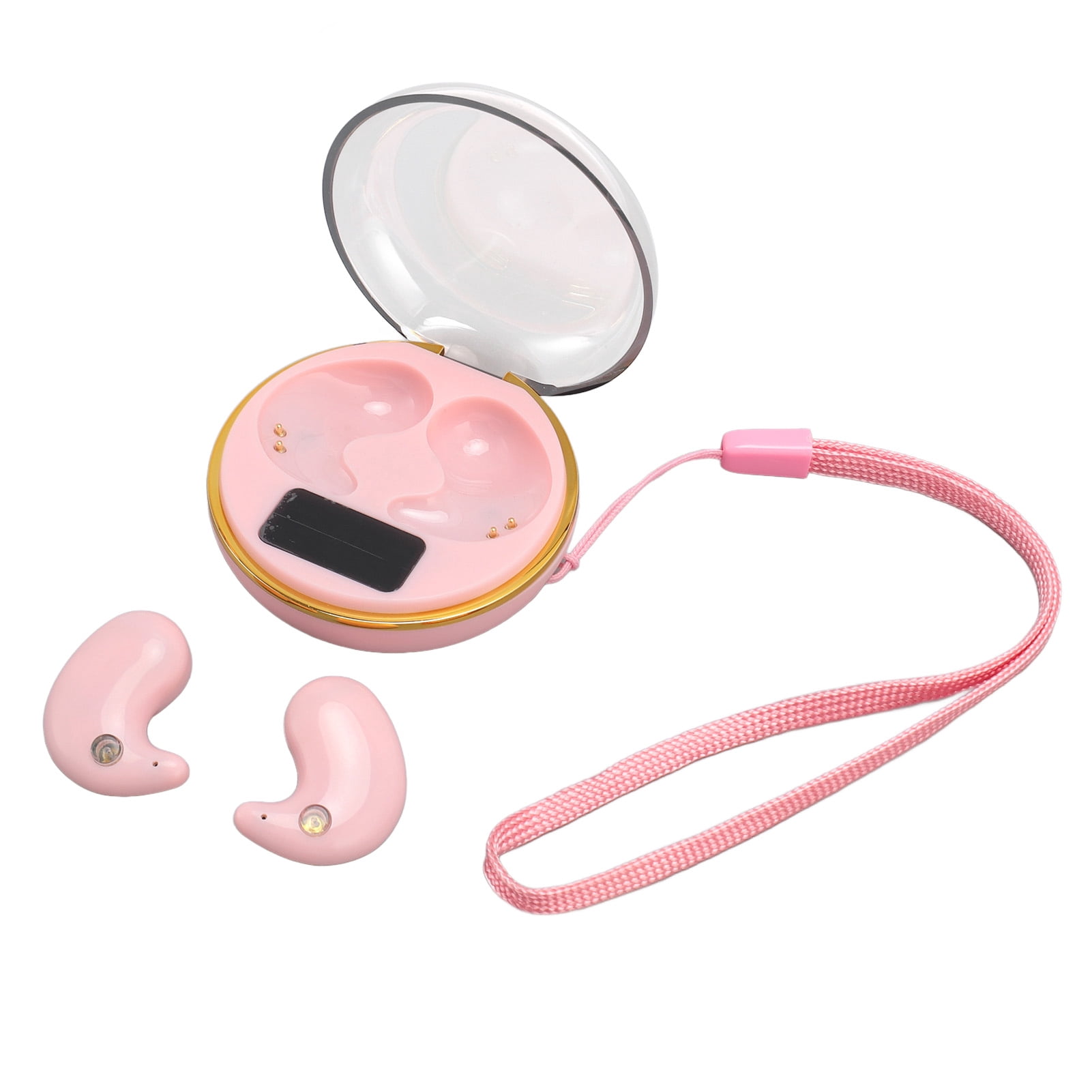 Bluetooths Sleep Earbuds, Super Thin Mini Touch Control  Earbuds With Digital Display Charging Case, Wirelessly Bluetooths Earphone Type C Charging For Daily