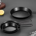 thumbnail image 3 of Backpacking Pan Nonstick Frying Skillet Camping Cookware With Foldable Handle For Outdoor Travel Hiking Picnic Dorm Kitchen Oven Stoves Home Cooking, 3 of 3