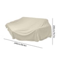 thumbnail image 2 of Elastic Furniture Dust Cover Protective Stretchable Blanket Cloth Breathable Washable Reusable for Sofa Bed Couch Refrigerator Storage Renovations 2.4x2m, 2 of 7