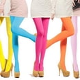 thumbnail image 4 of Bas Collants Opaques aux Couleurs Bonbon, Collants à Pieds, Panty Mince, Bas pour Femmes, Panty pour Femmes, Collants, Panty pour Femmes, Noir, 4 of 4