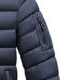 thumbnail image 5 of hoksml Men's Down Fill Winter Jacket Detachable Hooded Zip Up Coat with Zippered Pockets for Cold Weather, 5 of 5