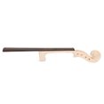 thumbnail image 4 of Violin Neck Maple with Ebony Fingerboard Black 4/4 Musical Instrument Accessories Violin Neck, 4 of 10