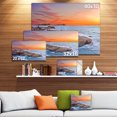 thumbnail image 3 of Colorful Sunset at Rocky Seaside - Seashore Wall Art on Canvas, 3 of 4
