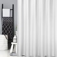 thumbnail image 4 of White Waffle Weave Shower Curtain – 72x78 Inch, Extra Long, Washable Textured Polyester, Elegant Modern Bathroom Decor, Color: System default_17, 4 of 7