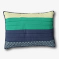 thumbnail image 4 of Mainstays Kids Reversible Green Stripe Stitch Quilt Set, 2 Pieces, Twin, 4 of 6