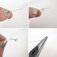 thumbnail image 2 of Riforla Accessories Rope Jewellery Making Tool Set Repair Set Kit with Silver Beading Wire Nylon Cord Connecting Rings Jewelry Tools Silver, 2 of 8