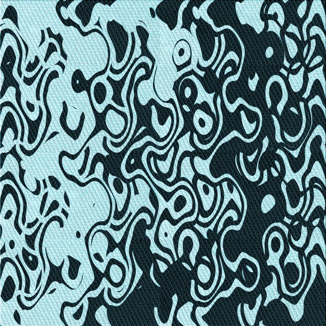 Ahgly Company Tapis d'Intérieur Lavable en Machine Carré Bleu Transitionnel Lagon Bleu, 8 Pieds Carré
