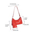 thumbnail image 3 of Boovnll Home Storage, One Shoulder Crossbody Bag Leather Large Capacity Multi Compartment Women Bag, Storage, Storage and Organization, Organization and Storage, 3 of 3