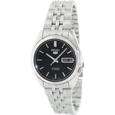 Seiko Men's 5 Automatic SNK361K Black Stainless-Steel Automatic Dress Watch
