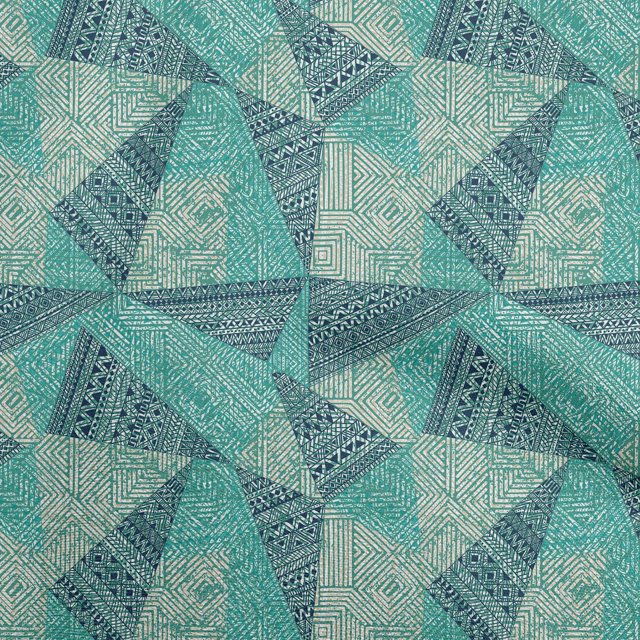 oneOone Polyester Spandex Dusty Teal Green Fabric Abstracts Craft Projects Decor Fabric Printed By The Yard 56 Inch Wide