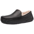 thumbnail image 1 of UGG Men's Ascot Slipper, Black Leather, 16 M US, 1 of 6