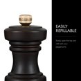thumbnail image 4 of Cole & Mason Hoxton Mill - Table Salt Grinder & Pepper Grinder with Precision+ Grinder - Kitchen & Home Accessory - Chocolate Wood, 4 of 7