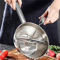 thumbnail image 1 of Oleegame 1PC Stainless Food Mill Great For Making Puree Or Soups Of Vegetables Tomatoes Kitchen Tools Silver, 1 of 7