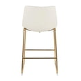 thumbnail image 3 of Heavenly Collection Counter PU Stool with Gold Legs, 3 of 5