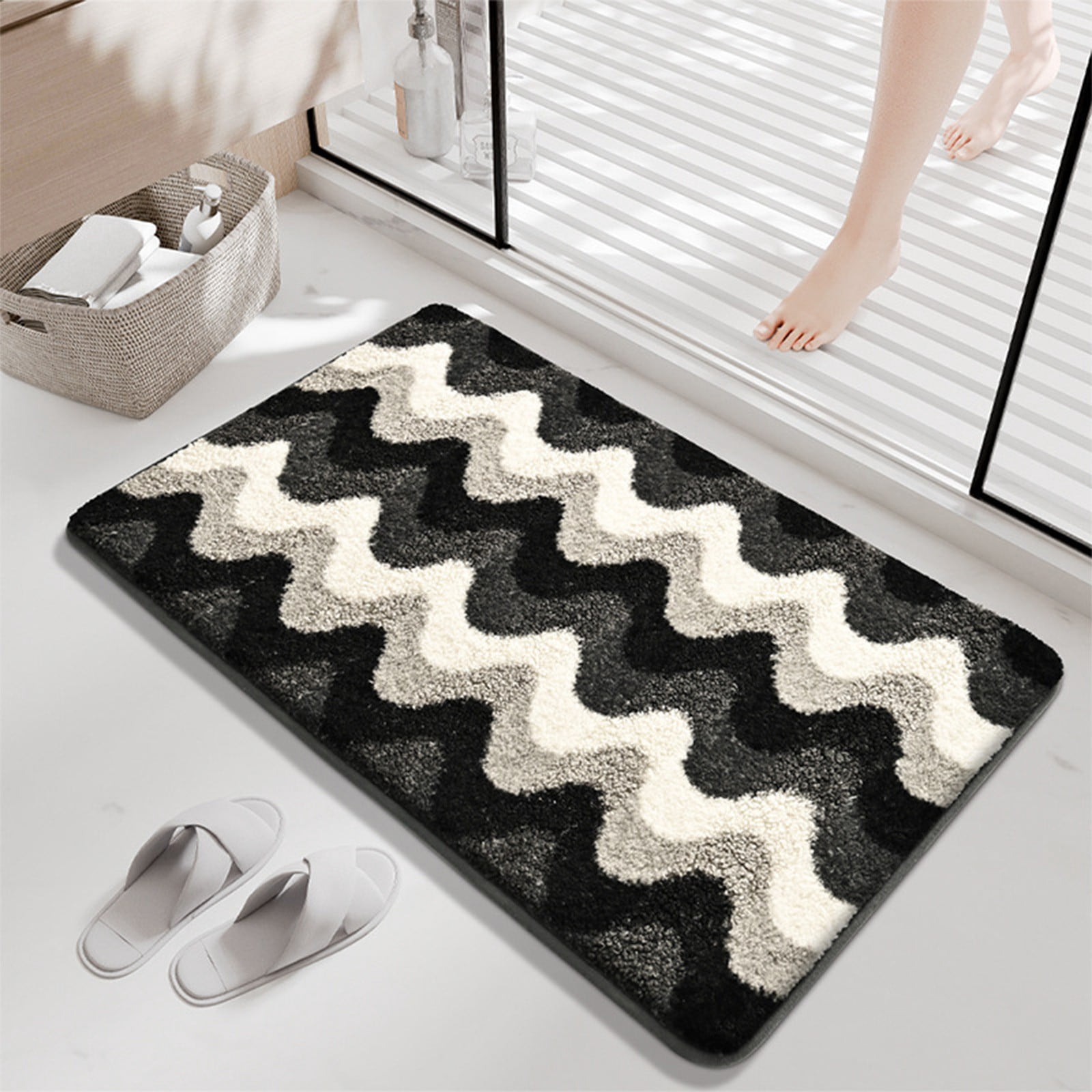 Carpet Bathroom Non Slip Mat Absorbent Floor Mat Entrance Mat Non Slip Foot Mat Bedroom Carpet