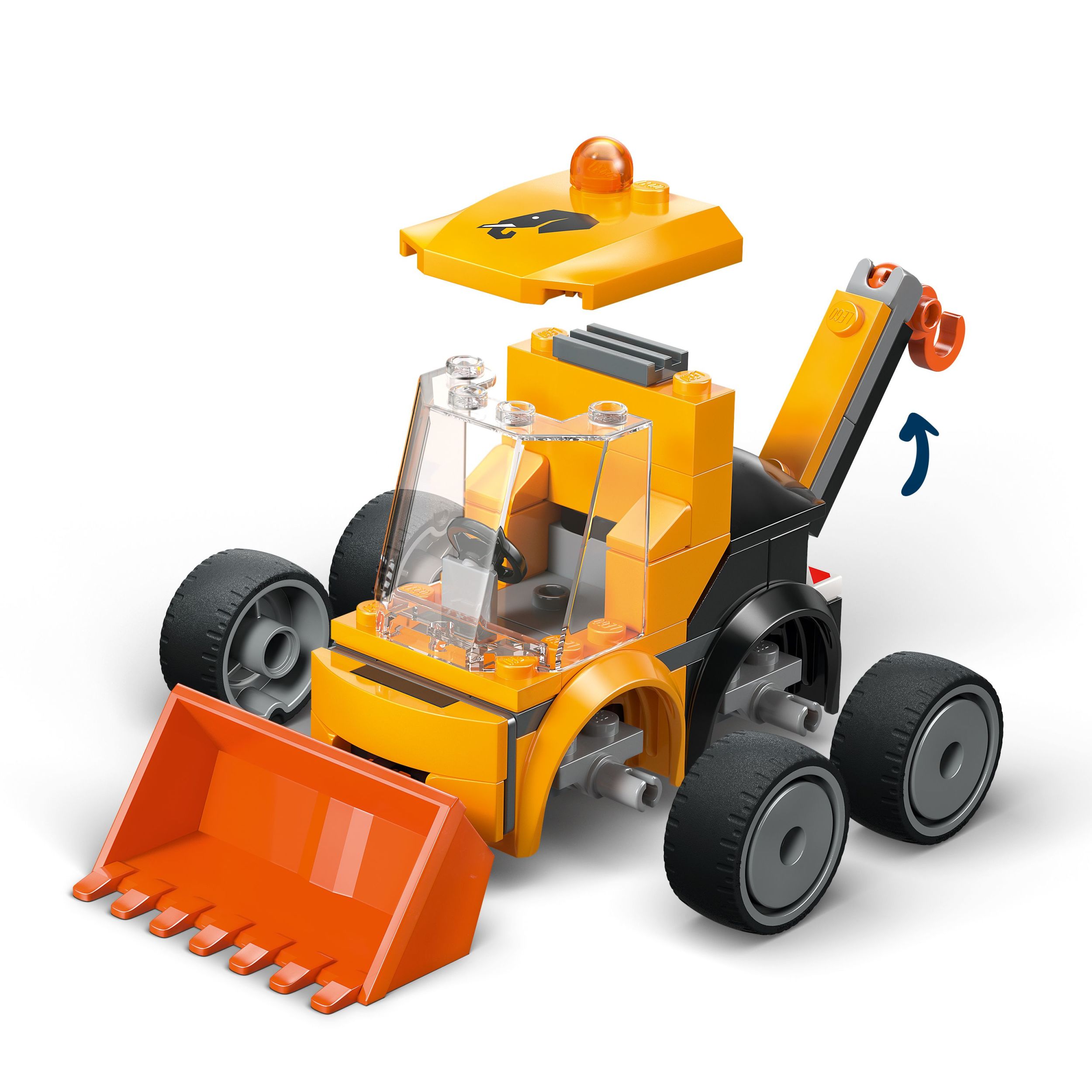 LEGO City Véhicules – La chargeuse – Ensemble de construction – 60483