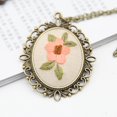 thumbnail image 3 of Coofit 4 Sets Embroidery Starter Kit Retro Flower DIY Sweater Necklace Pendant Necklace, 3 of 10