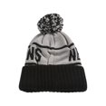 thumbnail image 2 of City Caps Bonnet 2 Tons avec Poignets - New Orleans - Gris/noir, 2 of 2