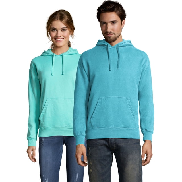 Hanes Mens Big ComfortWash Garment Dyed Fleece Hoodie Sweatshirt, XL