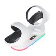 thumbnail image 3 of Station de Recharge pour Manettes PS VR2 avec Lumière RVB, Station de Charge Magnétique pour Manettes Sense VR2, Support d'Affichage à Double Chargeur avec Indicateur DEL, 3 of 5