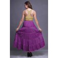 thumbnail image 4 of Bimba Jupes Maxi Imprimées Femmes Style Bohème Gitane Longue Jupe en Coton, 4 of 5