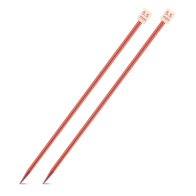 bedienty Color Random Knitting Needles Weaving Needle Handknitting Tool Home Supplies 5.5mm 1Set