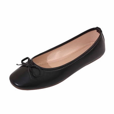 Ballerines Tauxra pour Femmes, Ballerines à Enfiler à Bout Rond avec Détail Nœud, Chaussures de Travail Légères avec Semelle Intérieure Coussinée pour un Port Toute la Journée