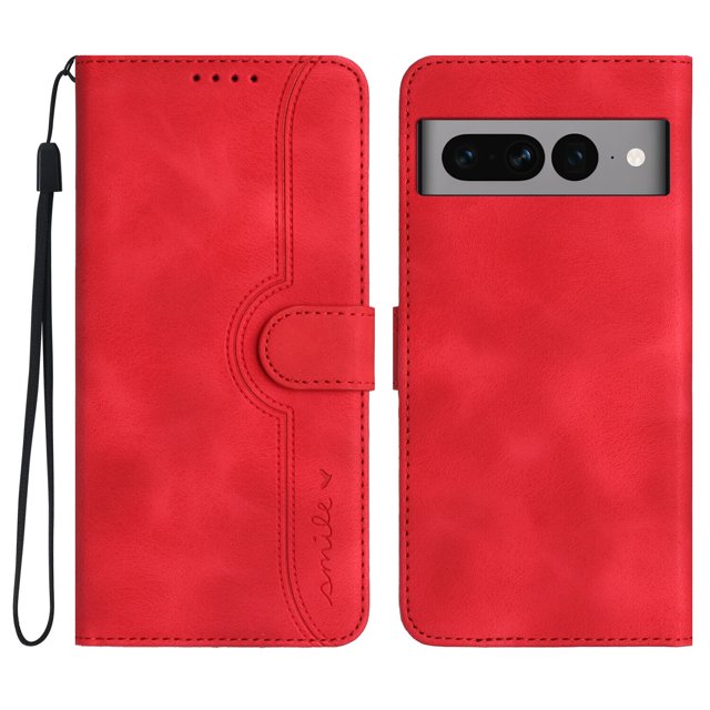 Compatible avec Google Pixel 7 Pro Étui Portefeuille en Cuir PU de Qualité Supérieure avec Couvercle Magnétique Intégré