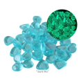 thumbnail image 3 of 100pcs Glow in the Dark Rocks,Outdoor Night Fruity Solar Guide Pebbles, Magical Luminous Rocks,Glowing Stones with Scattered Luminescent Particles Used In Aquarium Landscaping Luminescent Stones, 3 of 6