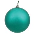 thumbnail image 1 of Vickerman Boule Décorative Pailletée Turquoise de 10 Po, 1 of 2