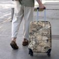 thumbnail image 2 of Travel Luggage Cover Suitcase Protector Fits 18-32 Inch Luggage Wheel Covers Patterned Travel Related Items Flower Luggage Protector Elastic Luggage Anti-scratch Suitcase Cover L, 2 of 5