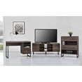 thumbnail image 3 of Candon Computer Desk, Medium Brown, 3 of 9