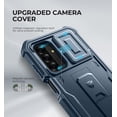 thumbnail image 3 of Dexnor for Samsung Galaxy A26 5G Phone Case, [2 Front Frame] [Bulit-in Slide Camera Cover & Kickstand] Heavy Duty Military Grade Protection Shockproof Case with Screen Protector, 6.7 inch Blue, 3 of 7