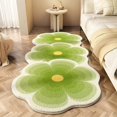 thumbnail image 1 of Flower Pattern Non Slip Washable Rugs Floor Mat Entryway Rug Non Slip Kitchen Floor Mats With Rubber Backing For Entrance Bedroom Bathroom Indoor Door Carpet For Home, 1 of 7