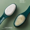 thumbnail image 4 of Pompotops Mega Two In One Double-sided Foot Exfoliating Foot Grinder Long Handle Horny Foot Board Cleaning Brush To Remove Calluses, Pedicure And Foot Grinding Stone Clearance, 4 of 7