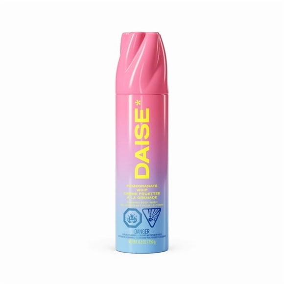 DAISE Foaming Body Wash in Pomegranate Whip, Ultra Hydrating for Skin, 8.8 oz/250 g, nettoyant pour le corps