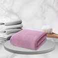 thumbnail image 3 of Suncoda Washclo, Solid Color Pineapple Reseau High Density Fleece Marginal Bath Towel Adult Solid Color Enlarged Bath Towel Thickened Marginal Towel 35X75Cm, 3 of 4