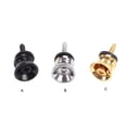 thumbnail image 4 of Langgg 2 Pieces Guitar Strap Locks Buttons Acoustic Electric Bass Pegs Buckle Professional Musical Instrument Replacement Parts Gold 1Set, 4 of 6