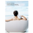 thumbnail image 3 of Electric Bath Brush Rechargeable 3 Speeds Adjustable 360 Degree Rotatable Back Scrubber Spinning Multifunctional with 5 Heads Green, 3 of 8