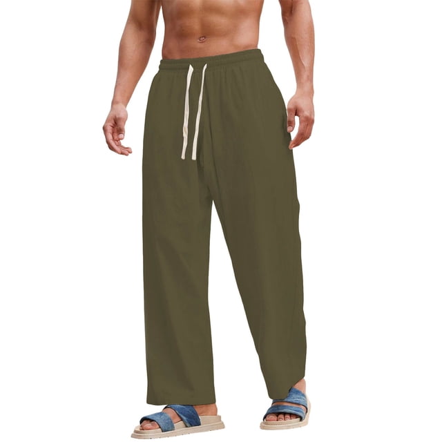 Pantalon Grand Homme Ample Décontracté Sport Respirant
