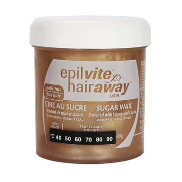 Epil-Vite / Hair-Away Satin Sugar Wax Honey and Cocoa - 600 G