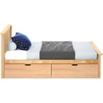 thumbnail image 3 of BEDSMART Solid Wood Full Size Bed With Storage | Natural, 3 of 7