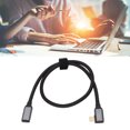thumbnail image 4 of 90 Degree Type C Extension Cable, HD 4K Type C Extension Cable 100W 5A PD Wear Resistant Gen 2 Flexible  For Tablets For Notebooks 25cm,50cm,1m, 4 of 8
