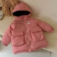 thumbnail image 1 of YUNAFFT Kids Unisex Jacket Reversible Waterproof Windproof Insulated Overcoat with Hood for Winter, 1 of 3