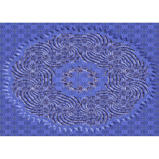 Ahgly Tapis Rectangulaire Lavable en Machine Intérieur Transitionnel Bleu Ciel, 2 Pieds x 5 Pieds